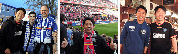ドイツへサッカー観戦